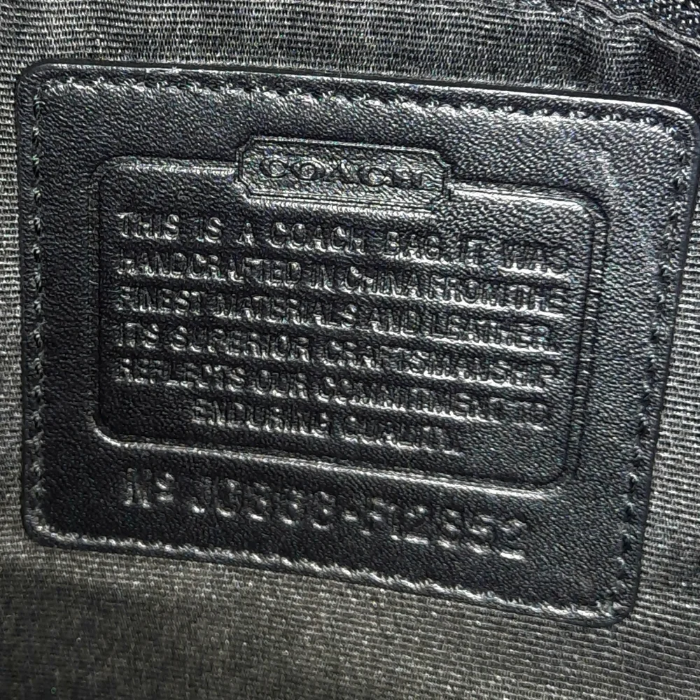 Coach Black Signature Studded Shoulder Bag